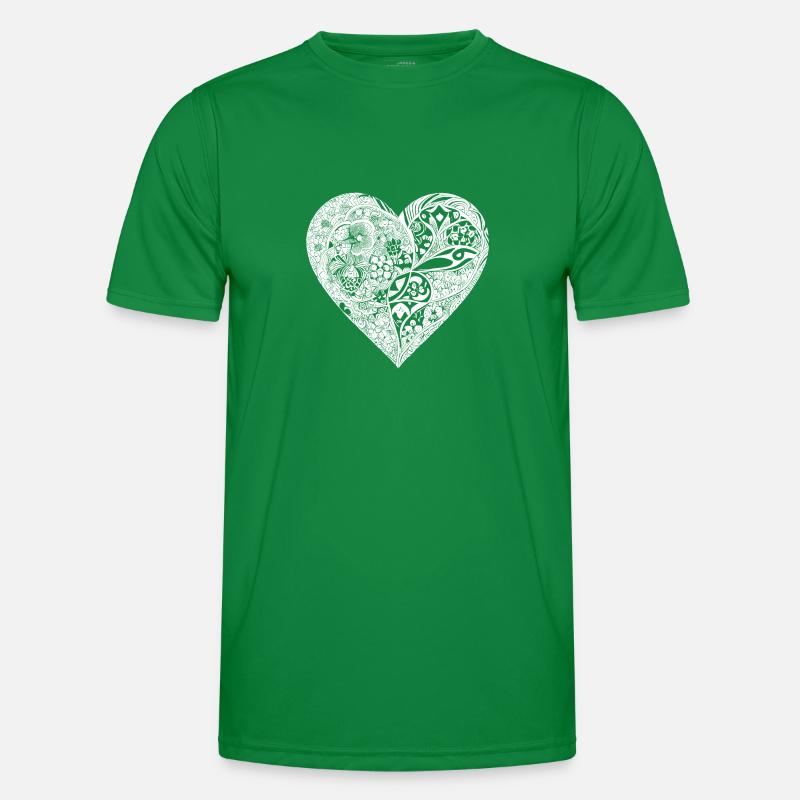 Cosmic Mirror Heart Men's Functional T-Shirt