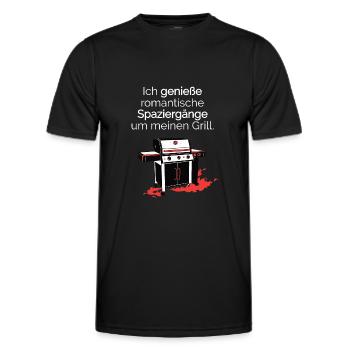 Grillen Grillen Grillen Grillen Grillsaison - Männer Funktions-T-Shirt - Schwarz - Vorne - AI Model Male 178 dark (178cm)
