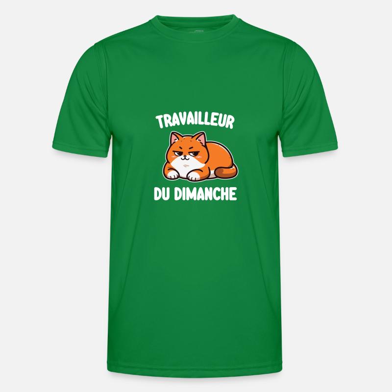 travailleur du dimanche T-shirt sport Homme