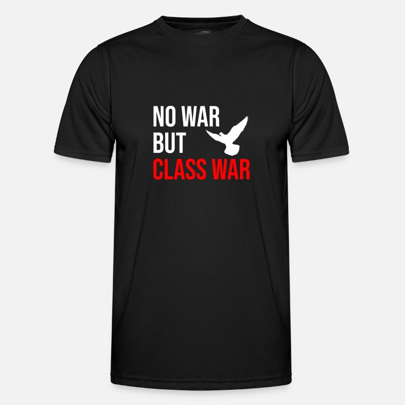 no war but class war - Men's Functional T-Shirt - black