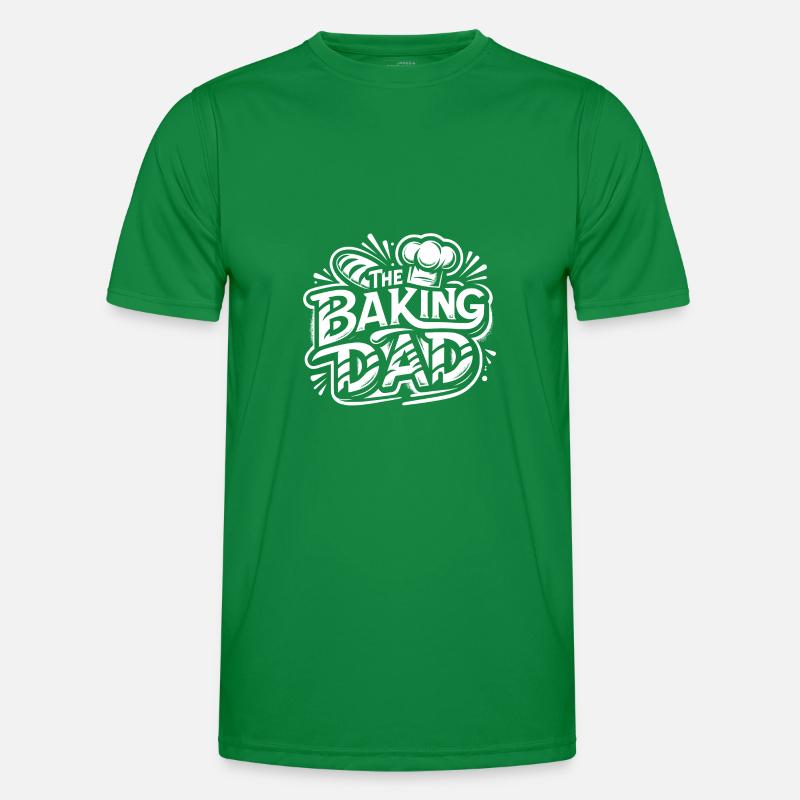 Baking Dad backender Papa unser Vater backt Männer Funktions-T-Shirt