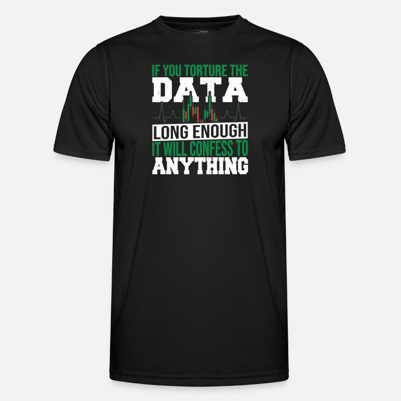 Datenanalyse Datenintegration Datenwissenschaft - Männer Funktions-T-Shirt - Schwarz