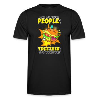 Comic Comics Fangirl - Men's Functional T-Shirt - black - Front - AI Model Male 178 dark (178cm)