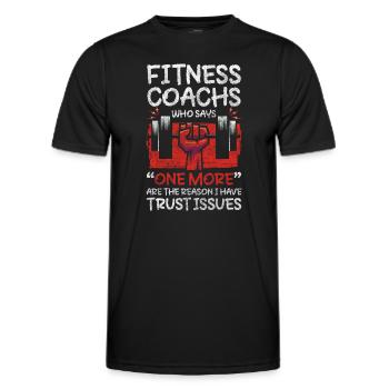 Coach Endurance Pumping Sports - Men's Functional T-Shirt - black - Front - AI Model Male 178 dark (178cm)