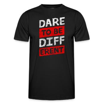 Individual Respect Special - Men's Functional T-Shirt - black - Front - AI Model Male 178 dark (178cm)
