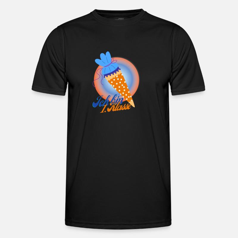Ich bin erste Klasse - Männer Funktions-T-Shirt - Schwarz