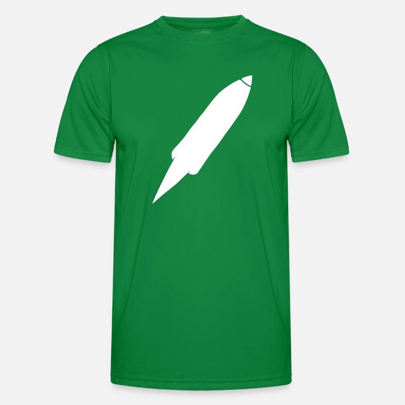 Vecteur de vol spatial spatial de fusée spatiale T-shirt sport Homme