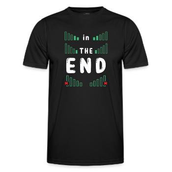 EN FIN de COMPTE - T-shirt sport Homme - noir - Devant - AI Model Male 178 dark (178cm)