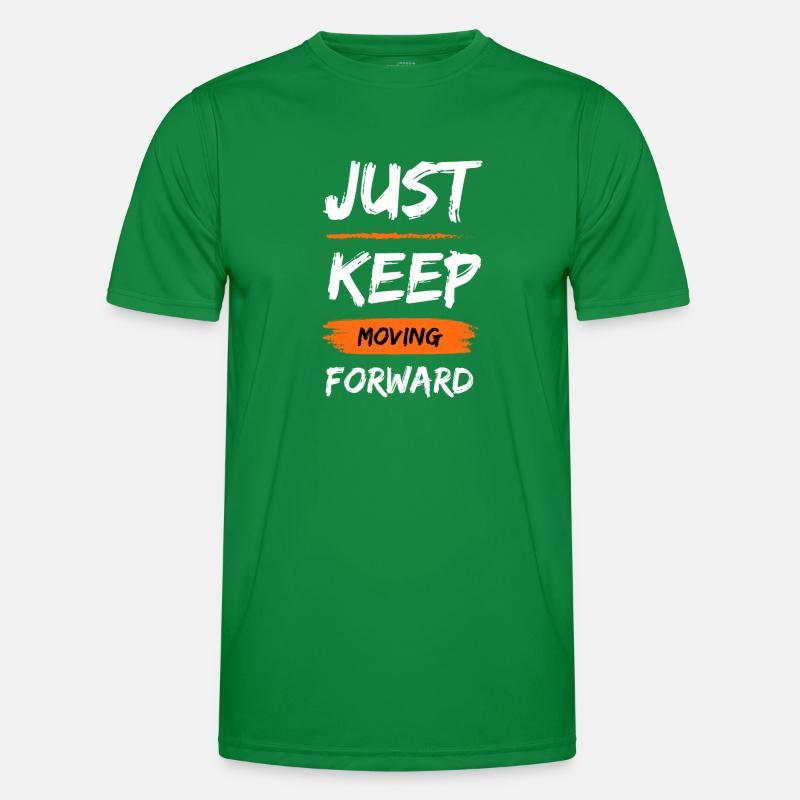 Just Keep Moving Men's Functional T-Shirt