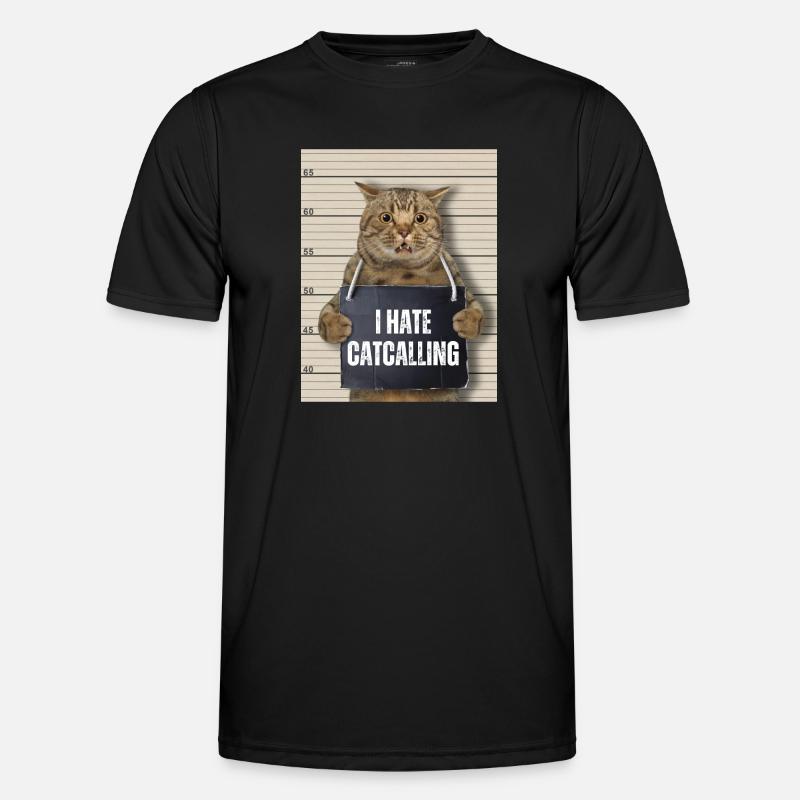 I Hate Catcalling - Men's Functional T-Shirt - black