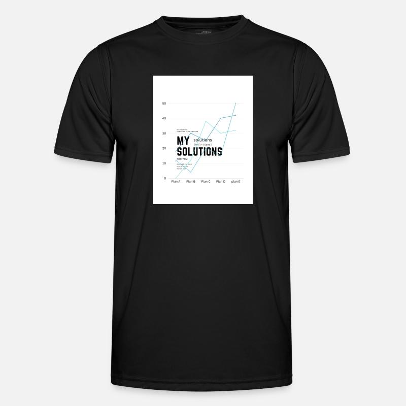 My Solutions Diagram - Men's Functional T-Shirt - black