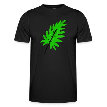 Sheet 2 - Men's Functional T-Shirt - black - Front - AI Model Male 178 dark (178cm)