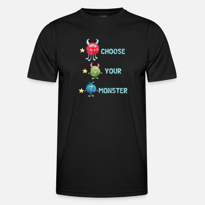 Wähle dein Monster Männer Funktions-T-Shirt