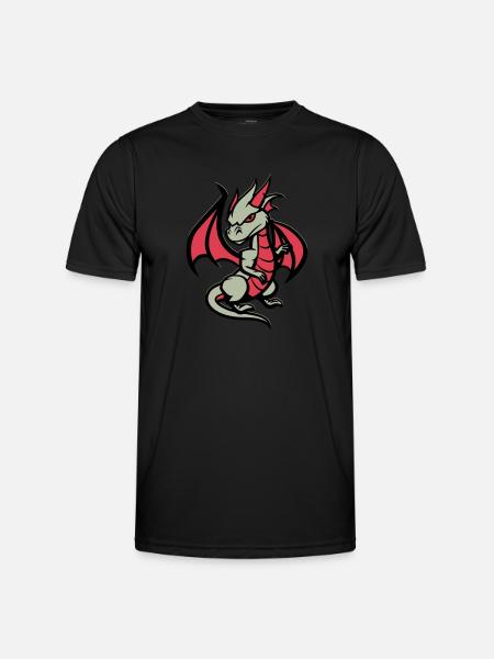 Dragon Comic - Men's Functional T-Shirt - black