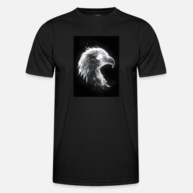 Eagle Neon Glow Gift - Men's Functional T-Shirt - black