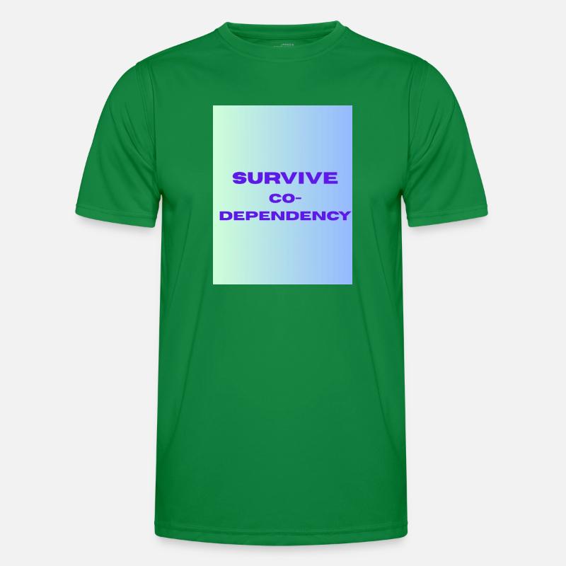 SURVIVE co dependency T-shirt sport Homme