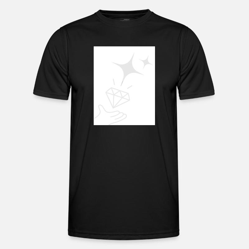 Verso B - Männer Funktions-T-Shirt - Schwarz