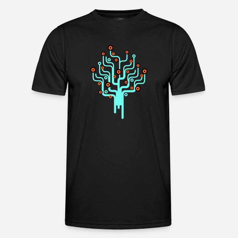 baum2_3f - Men's Functional T-Shirt - black