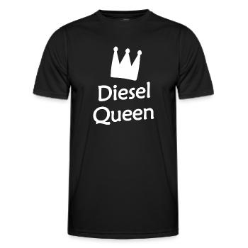 Königin der Autofahrer - Männer Funktions-T-Shirt - Schwarz - Vorne - AI Model Male 178 dark (178cm)