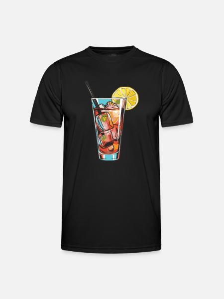Limonade Drink - Männer Funktions-T-Shirt - Schwarz