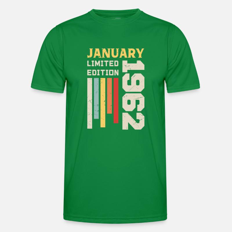 Januar 1962 - Januar 1962 Geburtstagsgeschenk Männer Funktions-T-Shirt