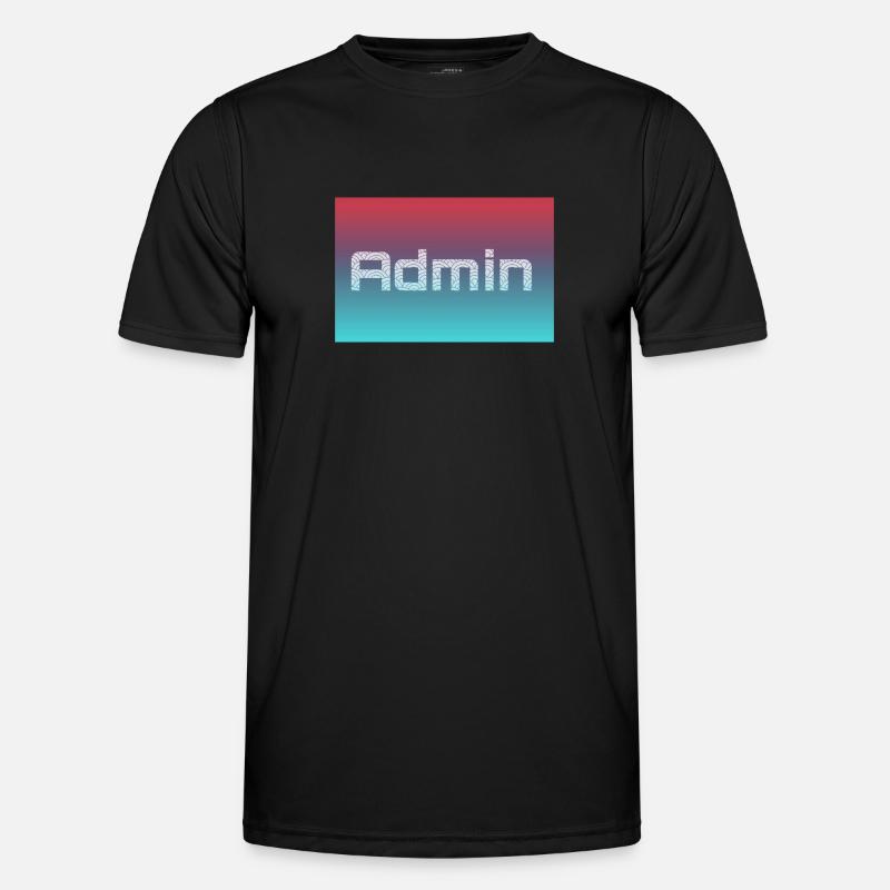 ADMIN in Color Männer Funktions-T-Shirt