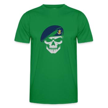 Navy - Men's Functional T-Shirt - kelly green - Front - AI Model Male 178 dark (178cm)