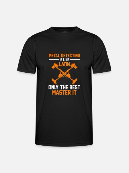 Metal Detection Team Gift - Men's Functional T-Shirt - black