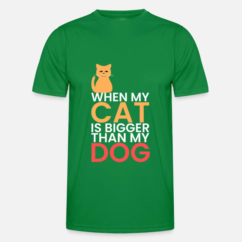 mon chat est plus gros que les chiens T-shirt sport Homme