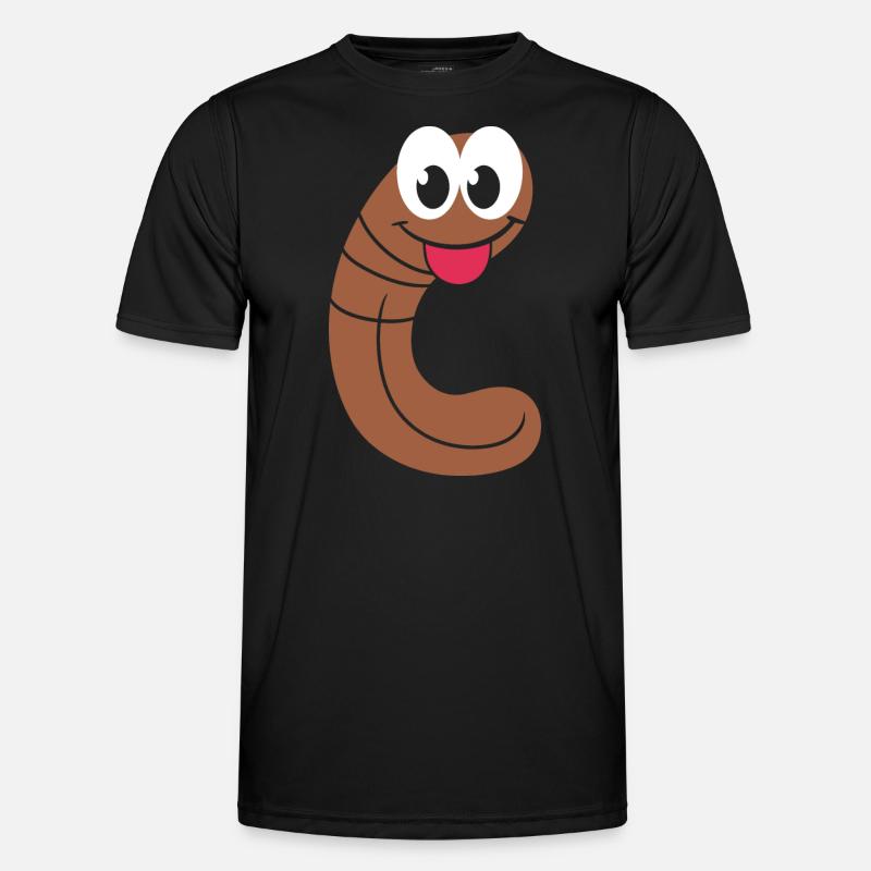 vers de terre T-shirt sport Homme