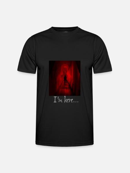 Roter Geist - Männer Funktions-T-Shirt - Schwarz