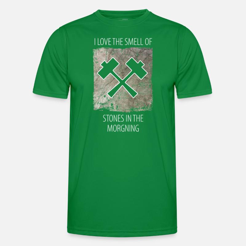 Steinmetz Steinbildhauer Spruch Männer Funktions-T-Shirt