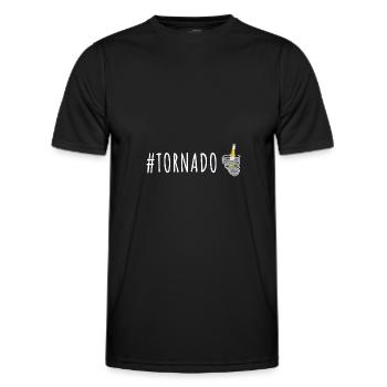 Tornado entzünden Mallorca Bier - Männer Funktions-T-Shirt - Schwarz - Vorne - AI Model Male 178 dark (178cm)