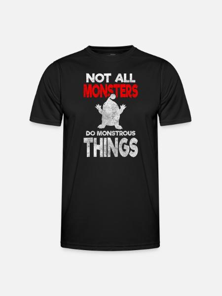 Horror Creature Family - Men's Functional T-Shirt - black