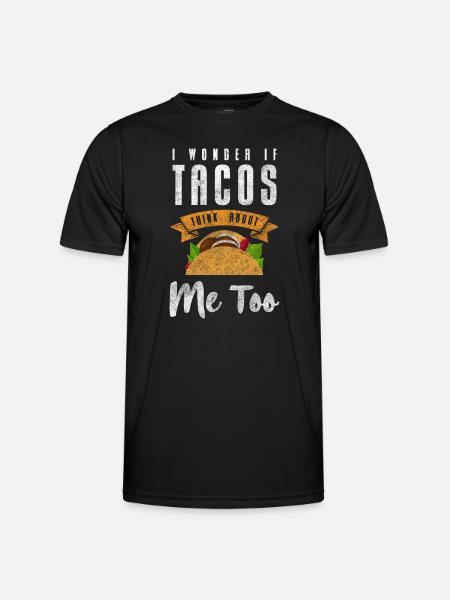 Mexican Spanish Foodie Cheese - Men's Functional T-Shirt - black