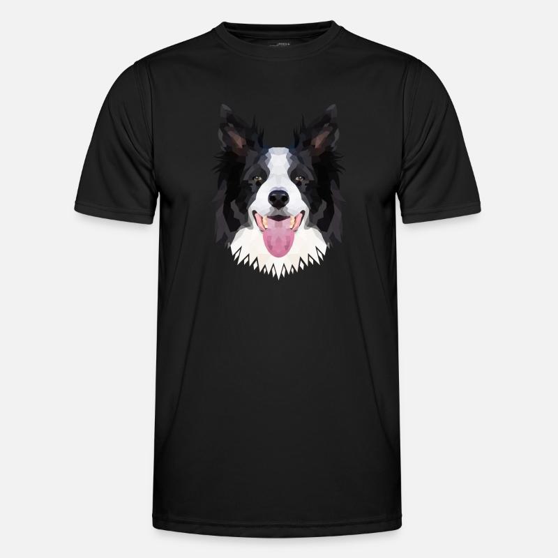Polyart Border Collie T-shirt sport Homme
