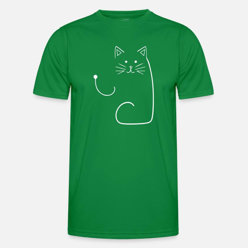 Chat agitant Maneki-neko T-shirt sport Homme