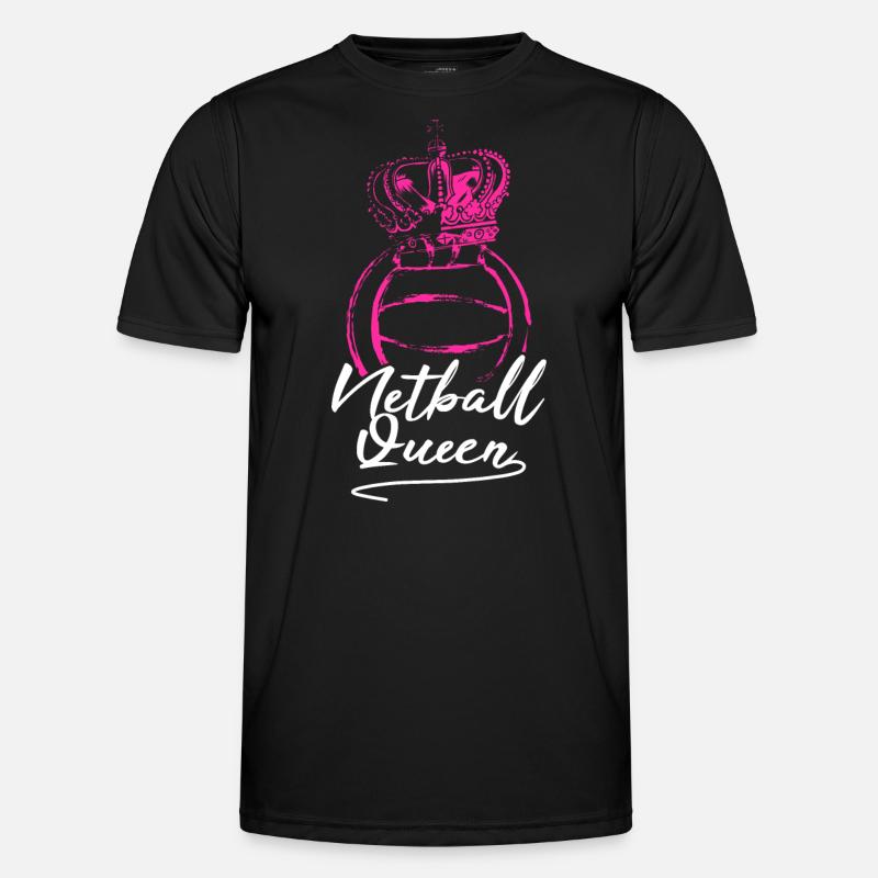 Netball Queen - Men's Functional T-Shirt - black