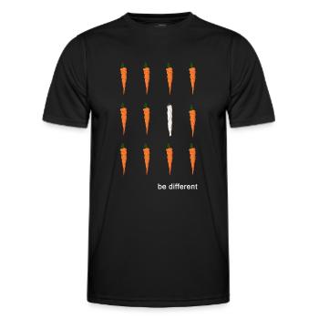 Joint de cannabis légal High Cannabis Club - T-shirt sport Homme - noir - Devant - AI Model Male 178 dark (178cm)