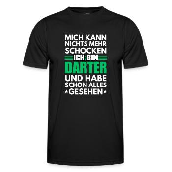 Dard non choquable - T-shirt sport Homme - noir - Devant - AI Model Male 178 dark (178cm)