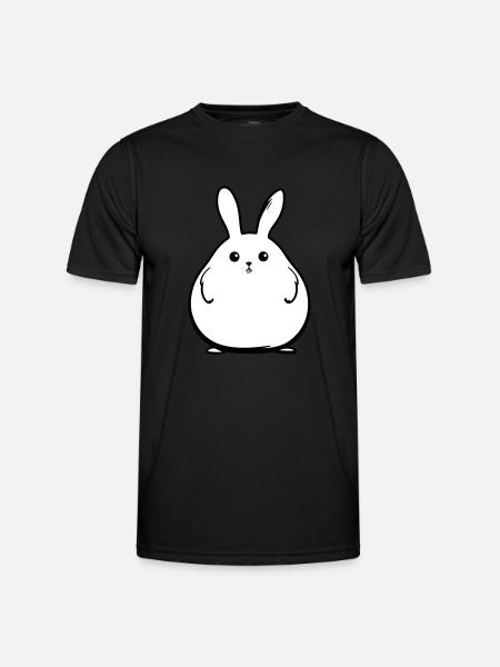 Bunny Funny Easter - Men's Functional T-Shirt - black