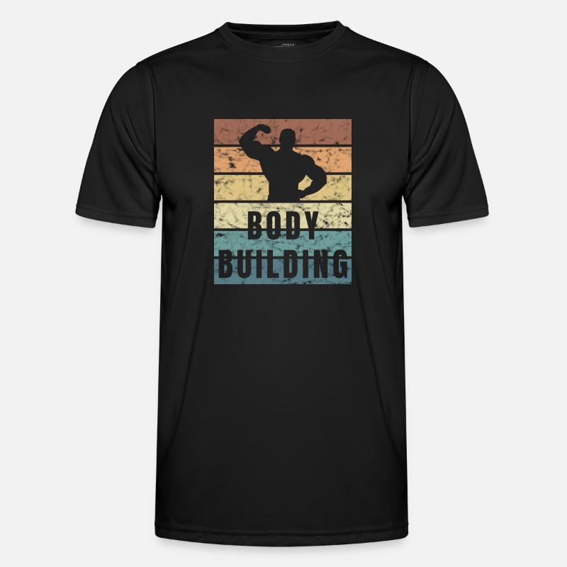 Super Bodybuilding - Installing Muscles - Männer Funktions-T-Shirt - Schwarz