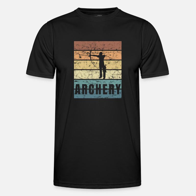 Archery Archery Bow Arrow Crunge - Men's Functional T-Shirt - black
