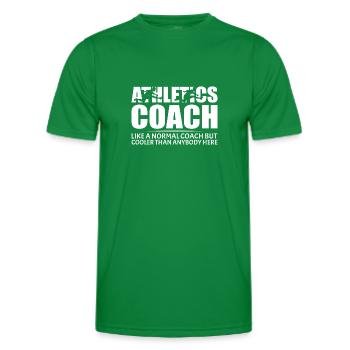 Leichtathletik Athletics Trainer Sportler Spruch - Männer Funktions-T-Shirt - Kelly Green - Vorne - AI Model Male 178 dark (178cm)