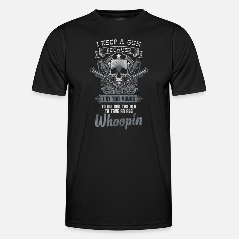 Fusil d’assaut avec violence armée T-shirt sport Homme