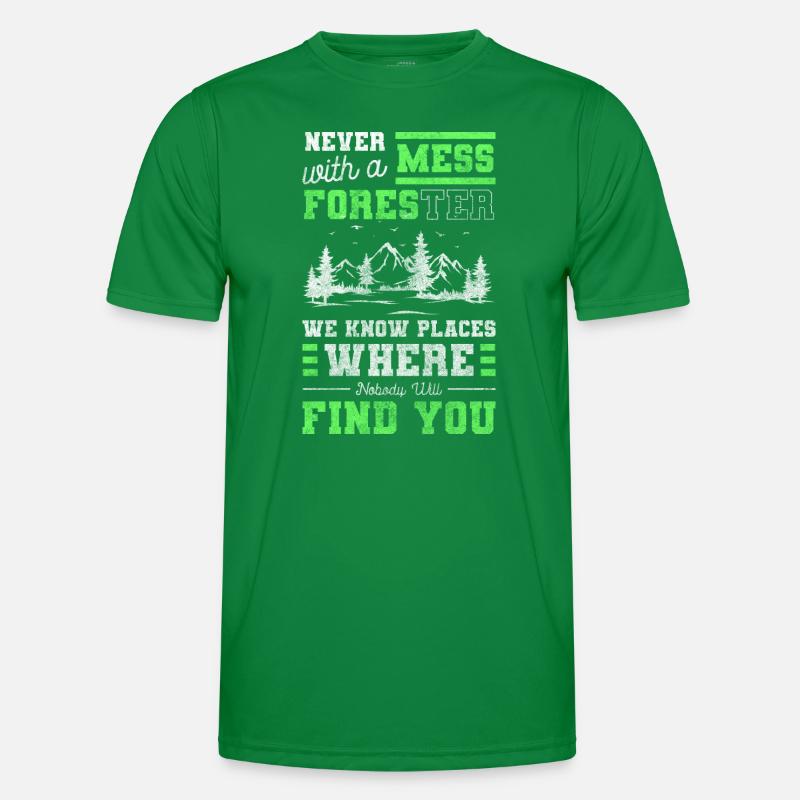 Forestry Workers Forests Tree Men's Functional T-Shirt