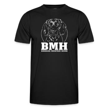 BAVARIAN MOUNTAIN HOUND Chiens de chasse Wilsigns - T-shirt sport Homme - noir - Devant - AI Model Male 178 dark (178cm)
