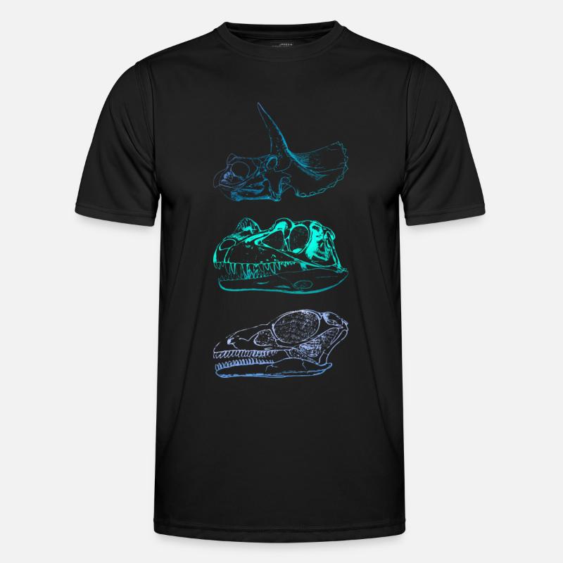 Dinosaur Skulls Men's Functional T-Shirt