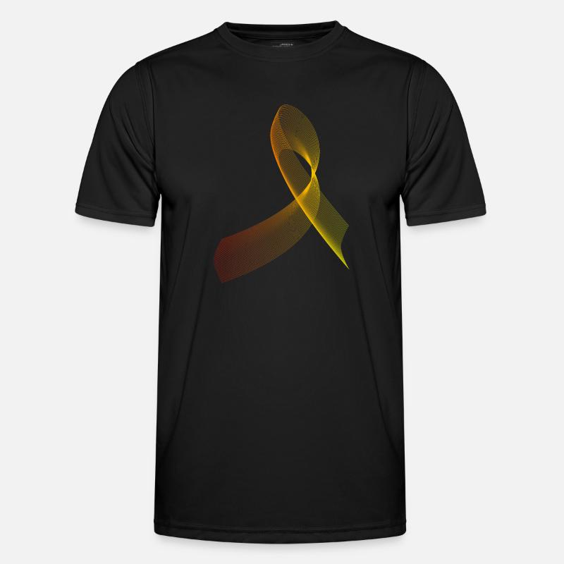 Cool, abstract and futuristic pattern - Men's Functional T-Shirt - black