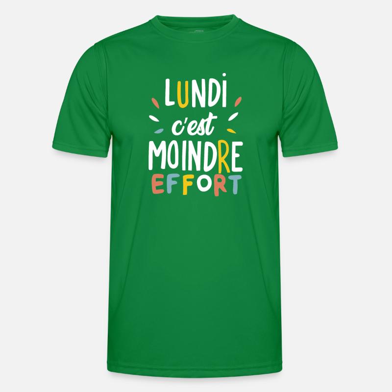 Lundi c'est moindre effort T-shirt sport Homme